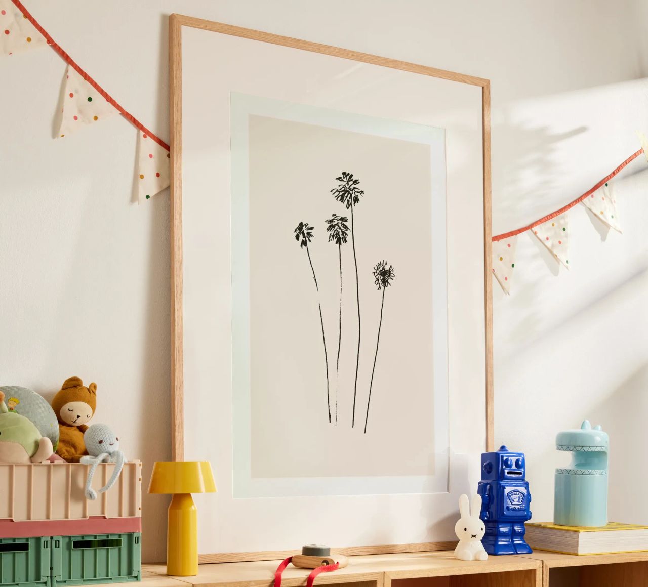 Palm Silhouettes Poster von Flora & Fauna