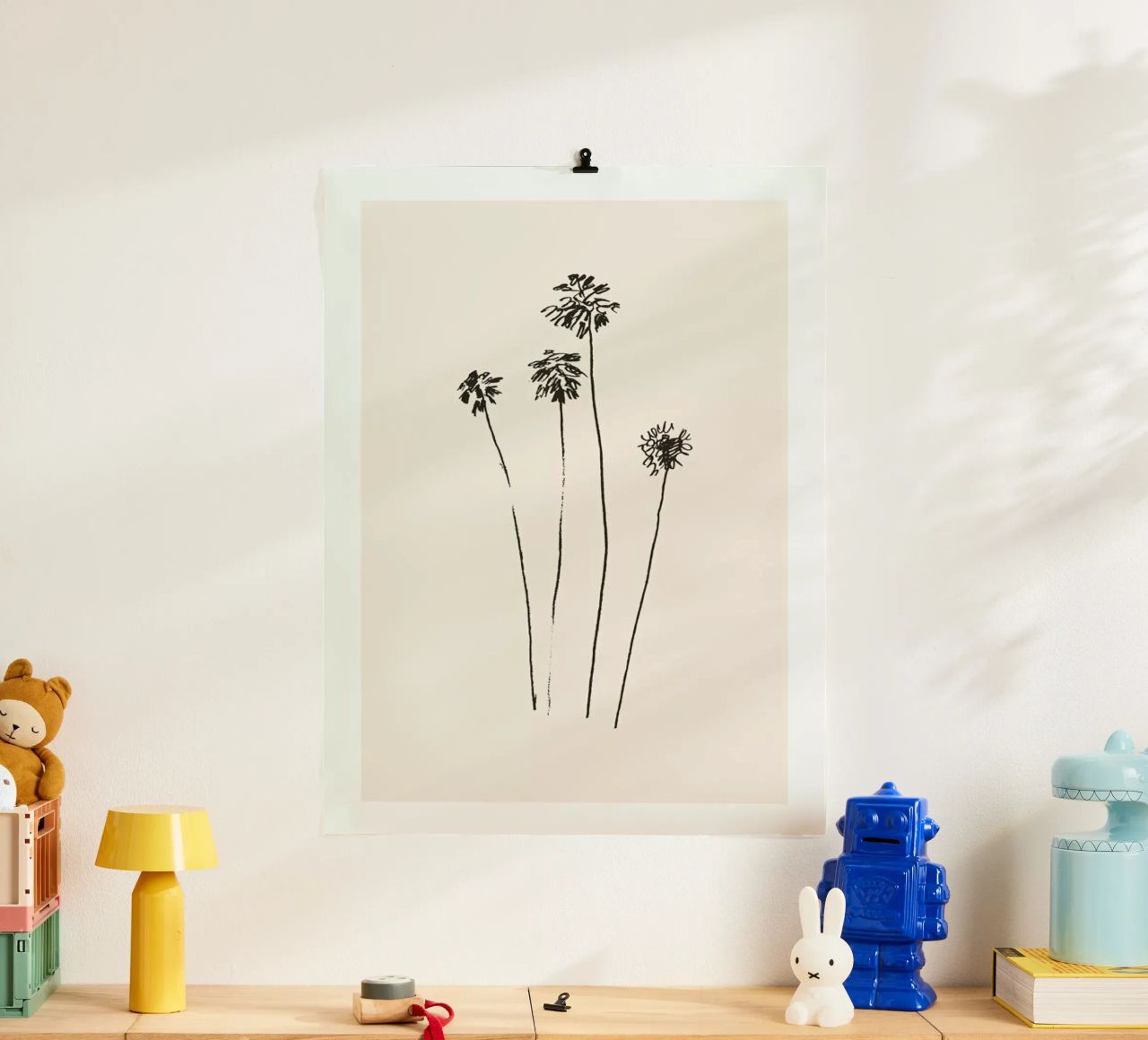 Palm Silhouettes Poster von Flora & Fauna