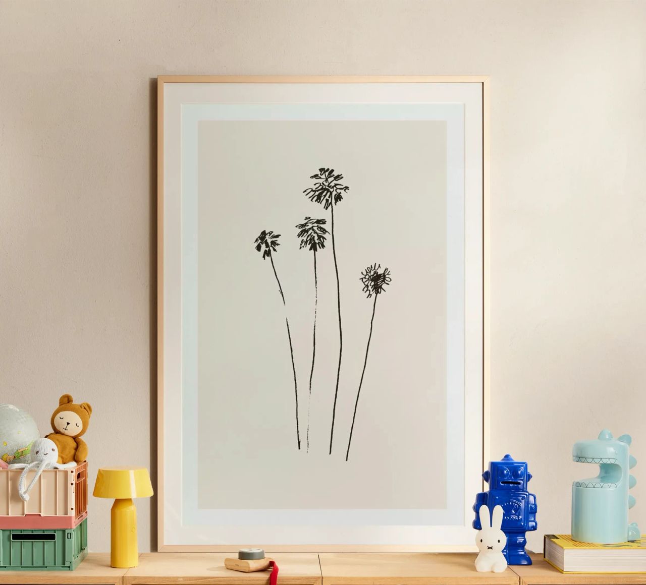 Palm Silhouettes Poster von Flora & Fauna