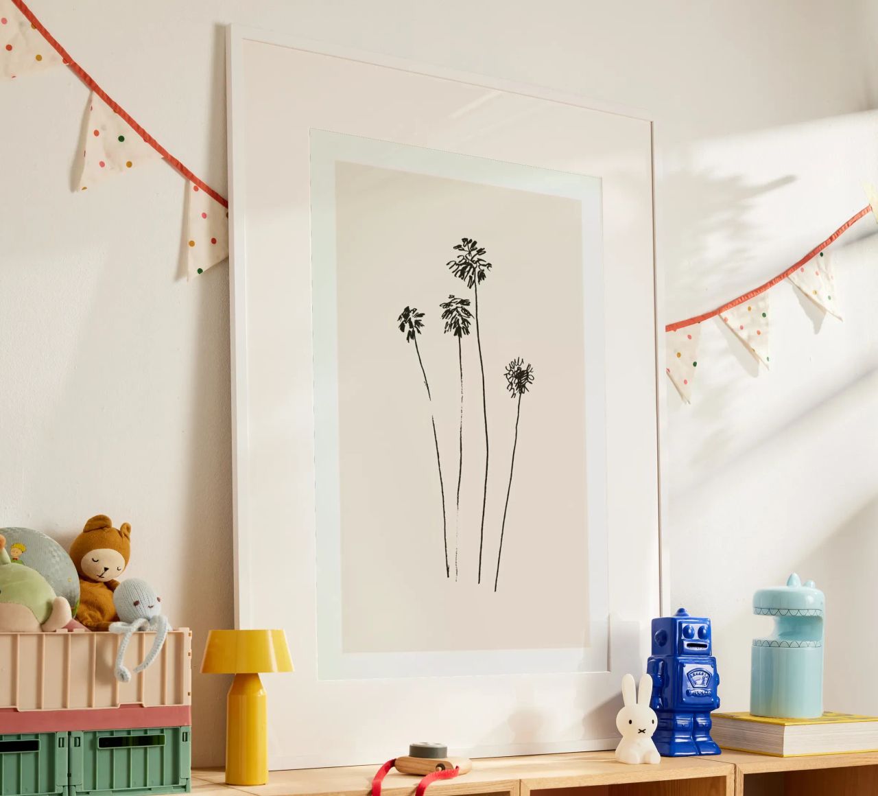Palm Silhouettes Poster von Flora & Fauna