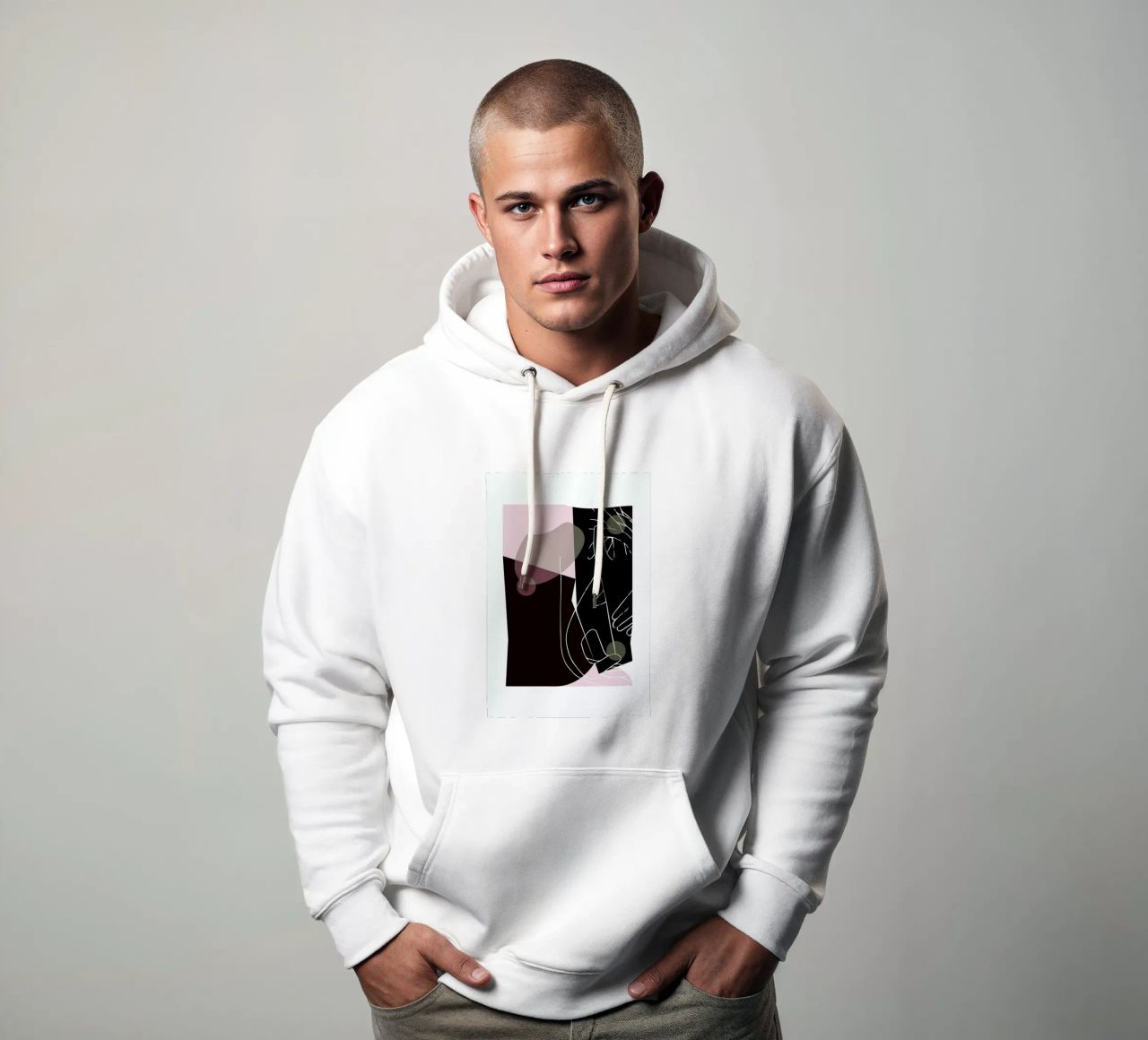 Modern Art 1 sudadera con capucha de Nordic Creators