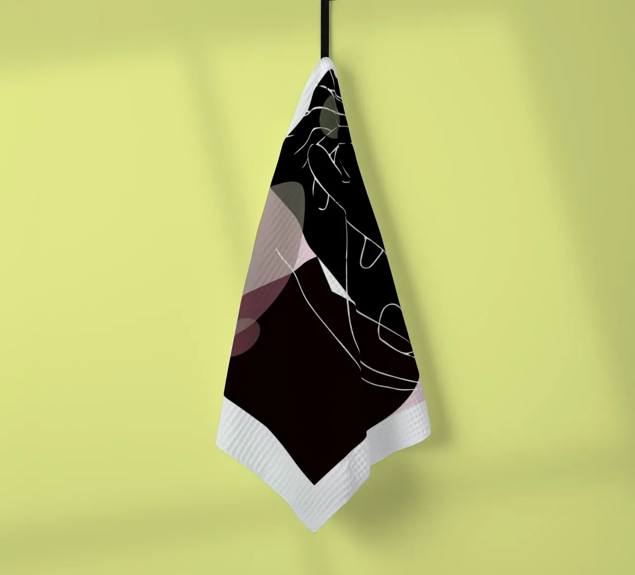 Modern Art 1 tea towel by Nordic Creators