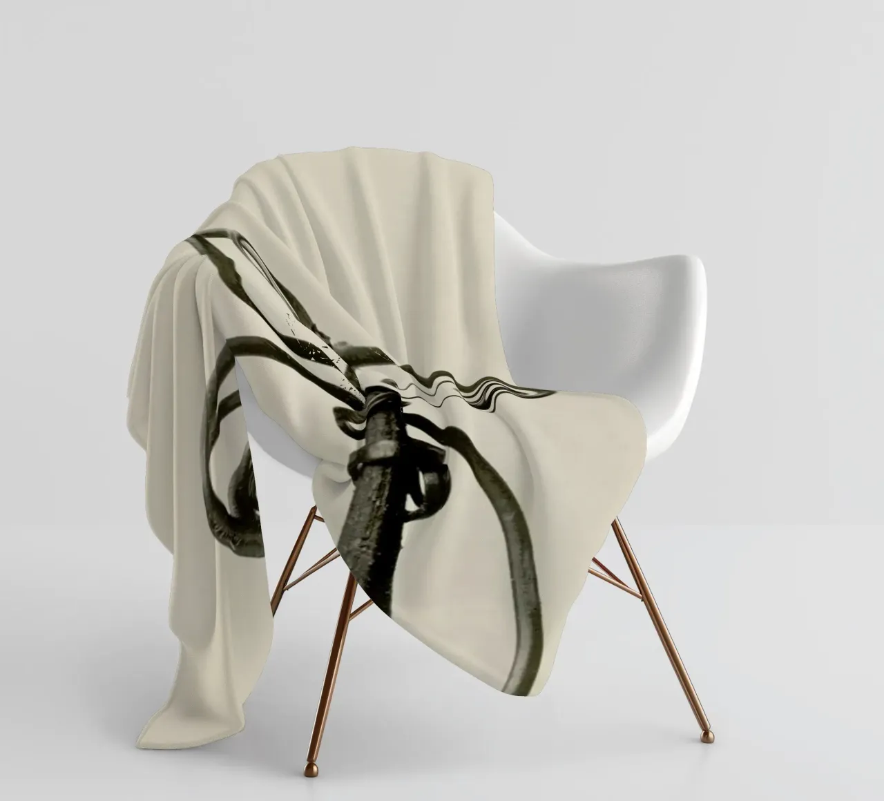 Cucurbita - Karl Blossfeldt coperta in pile da Artokoloro Quint Lox Ltd