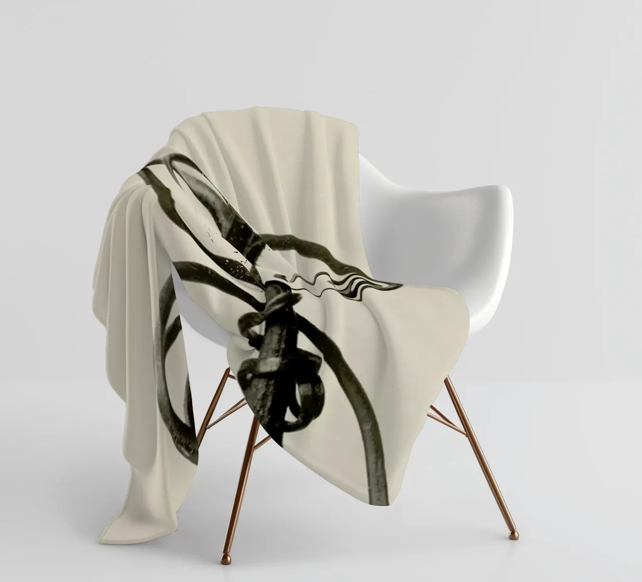 Cucurbita - Karl Blossfeldt coperta in pile da Artokoloro Quint Lox Ltd