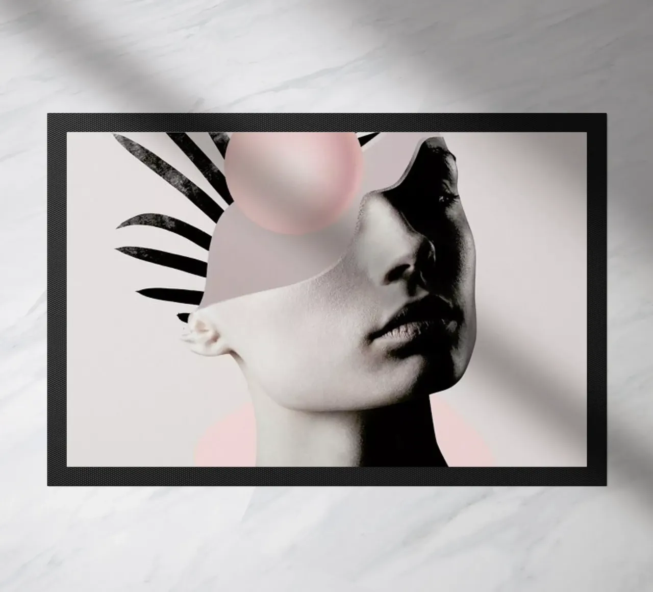 Empty Mind doormat by Róbert Farkas