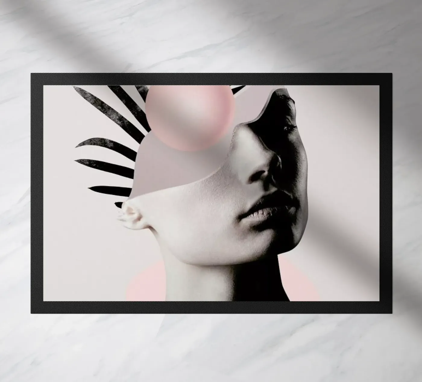 Empty Mind doormat by Róbert Farkas