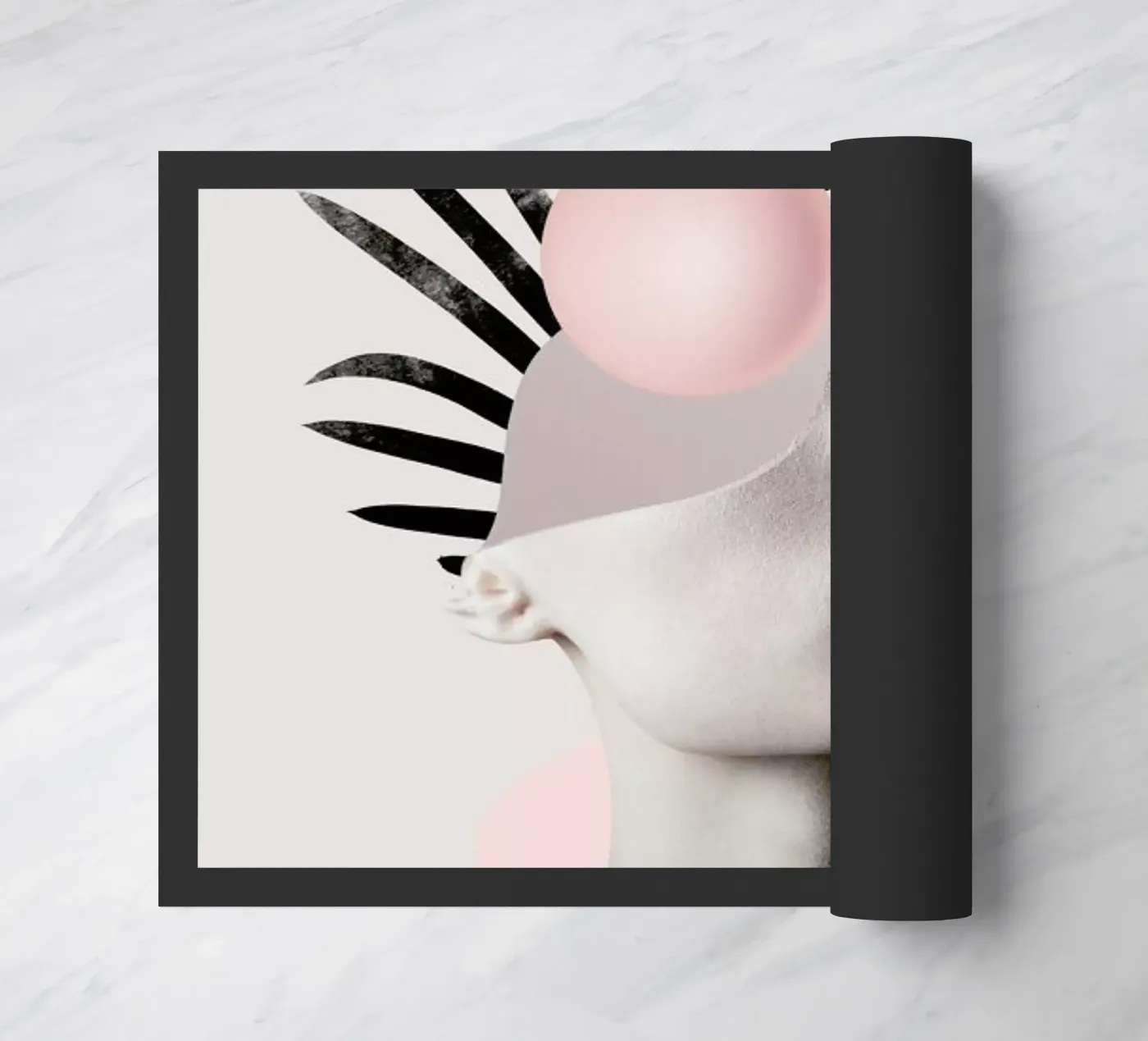 Empty Mind doormat by Róbert Farkas