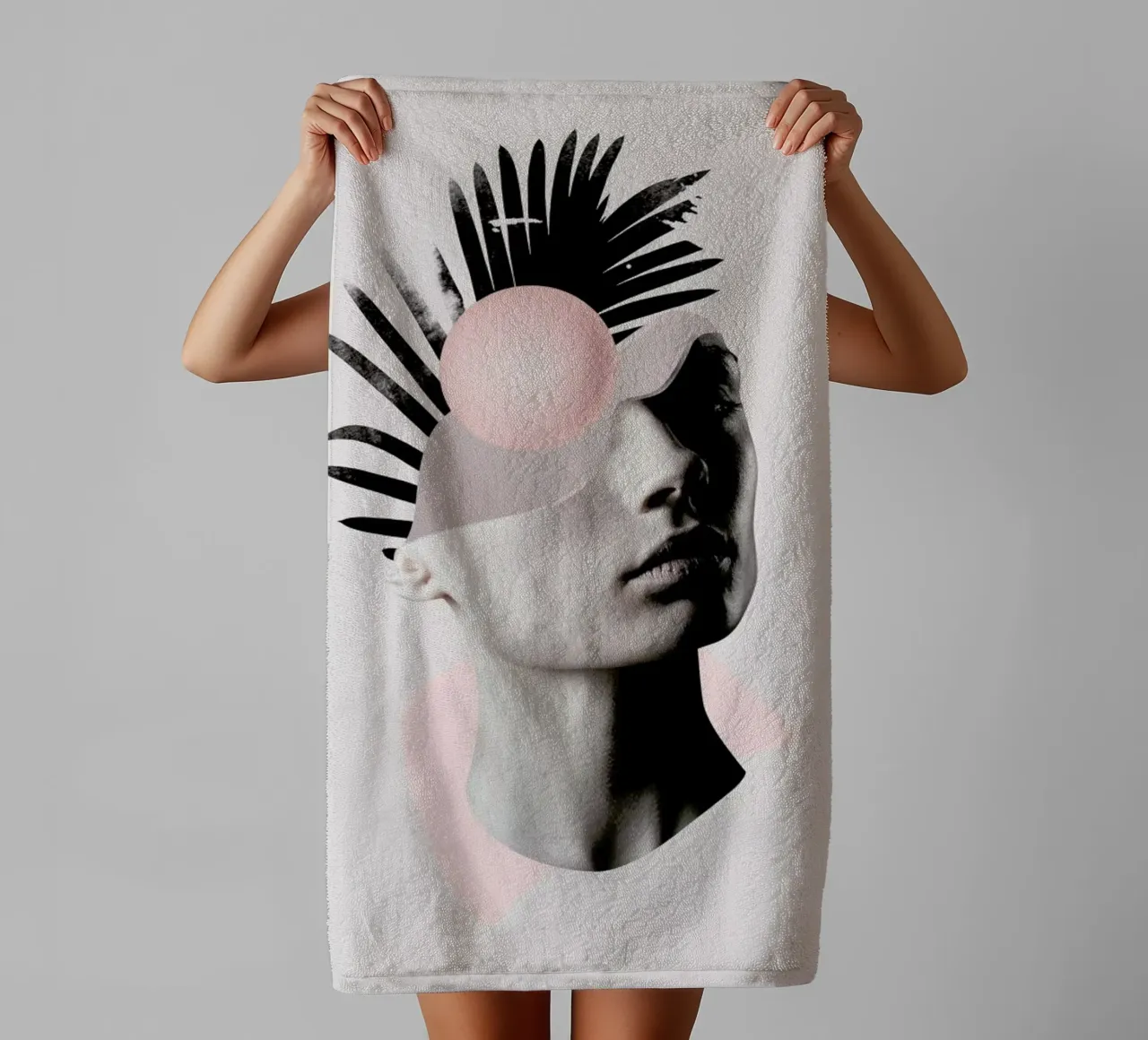 Empty Mind towel by Róbert Farkas