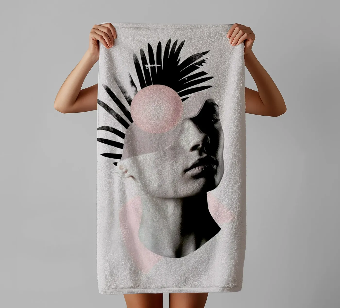 Empty Mind badhanddoek van Róbert Farkas
