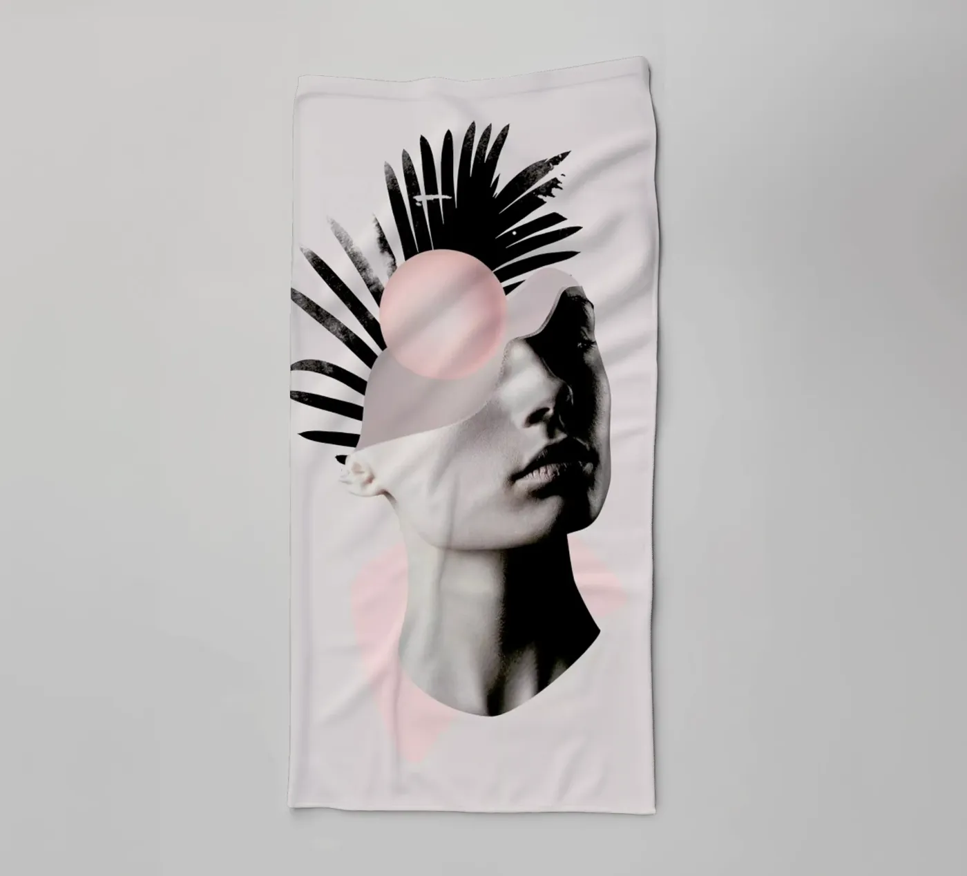 Empty Mind badhanddoek van Róbert Farkas
