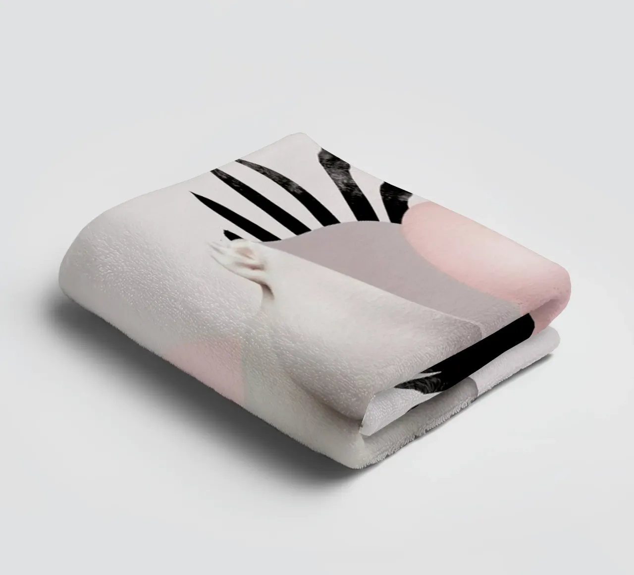 Empty Mind towel by Róbert Farkas