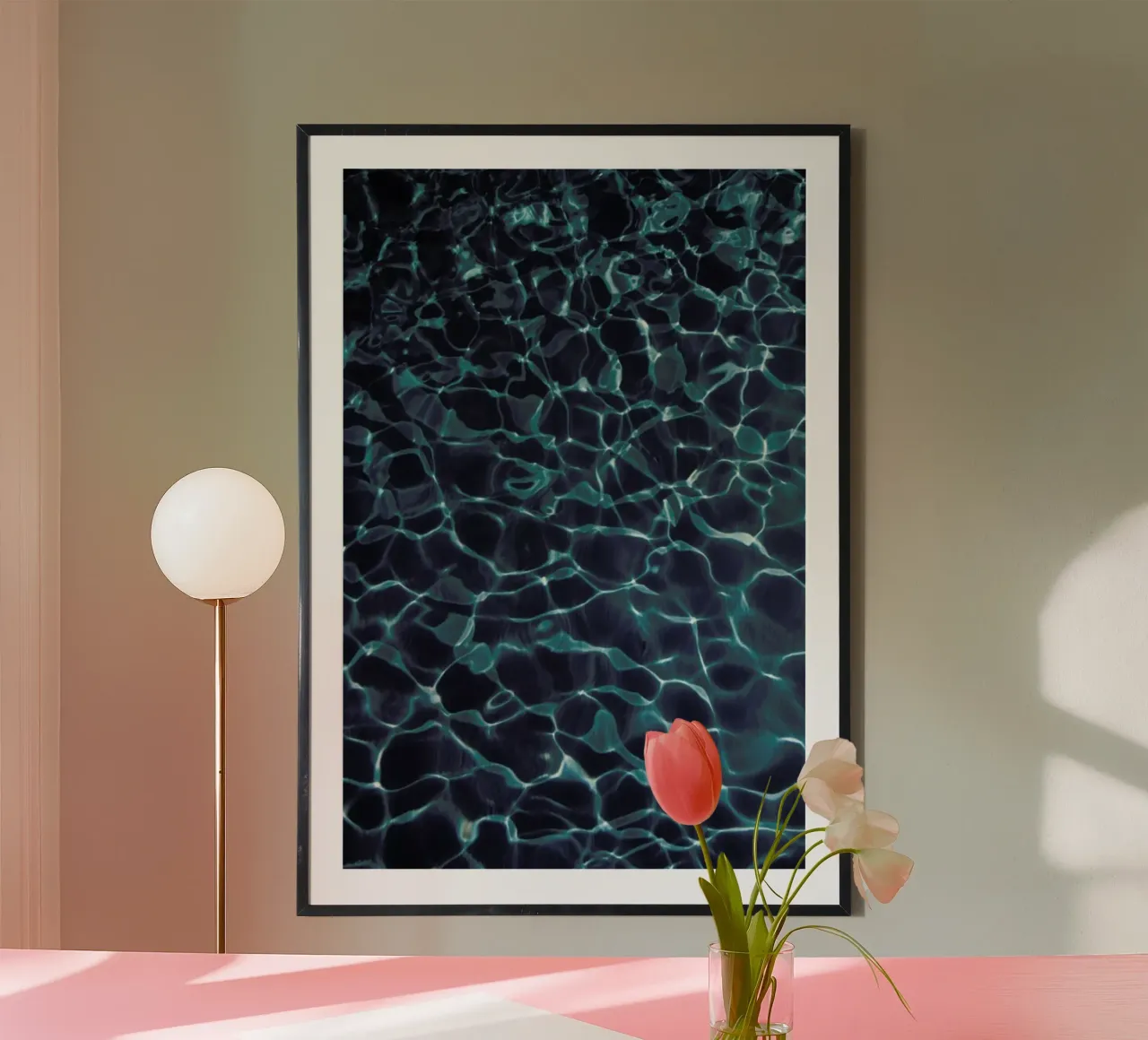 Water Meets Sunshine Poster von Studio Nahili