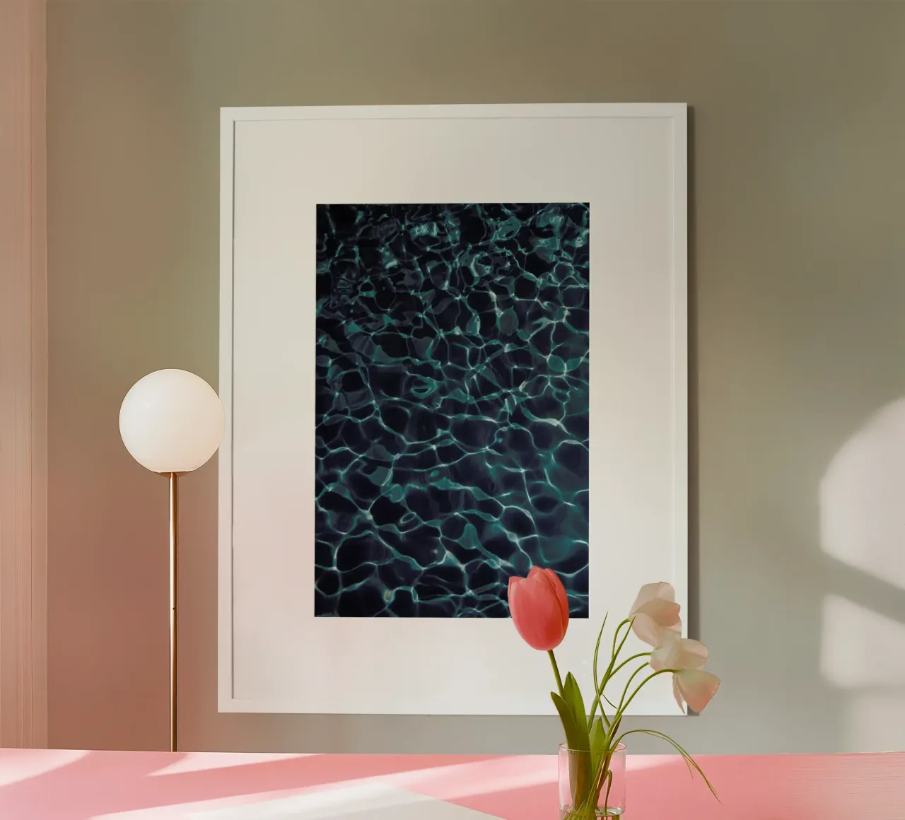 Water Meets Sunshine Poster von Studio Nahili