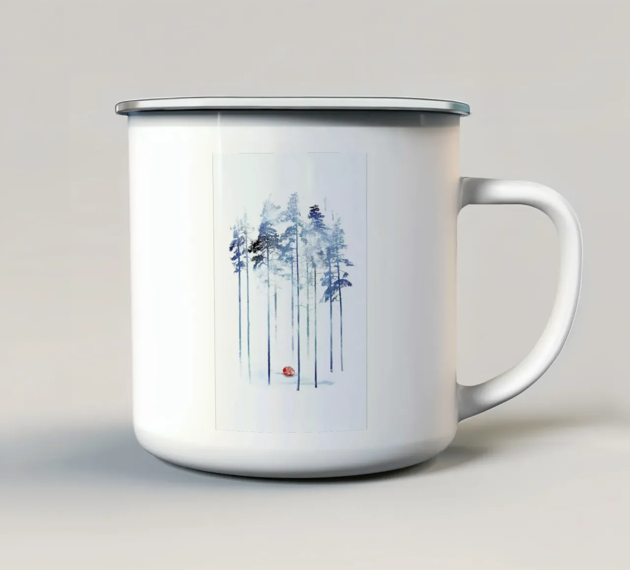 Should I Stay tazza in smalto da Róbert Farkas