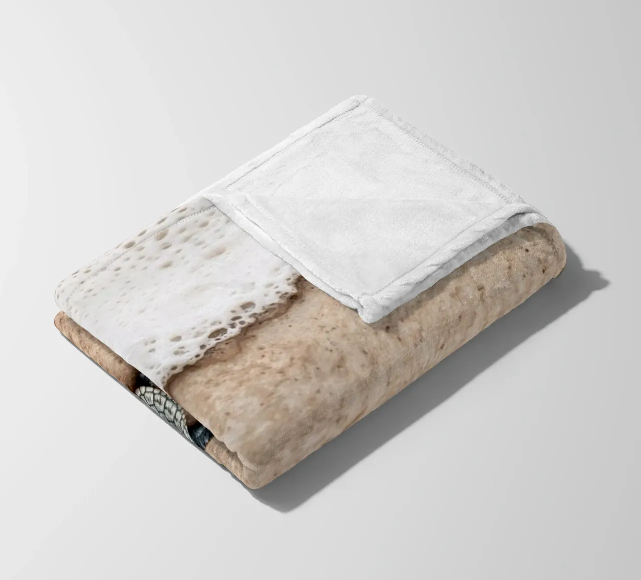 Winzige Schritte, großer Ozean Fleecedecke von BLICKPUNKT