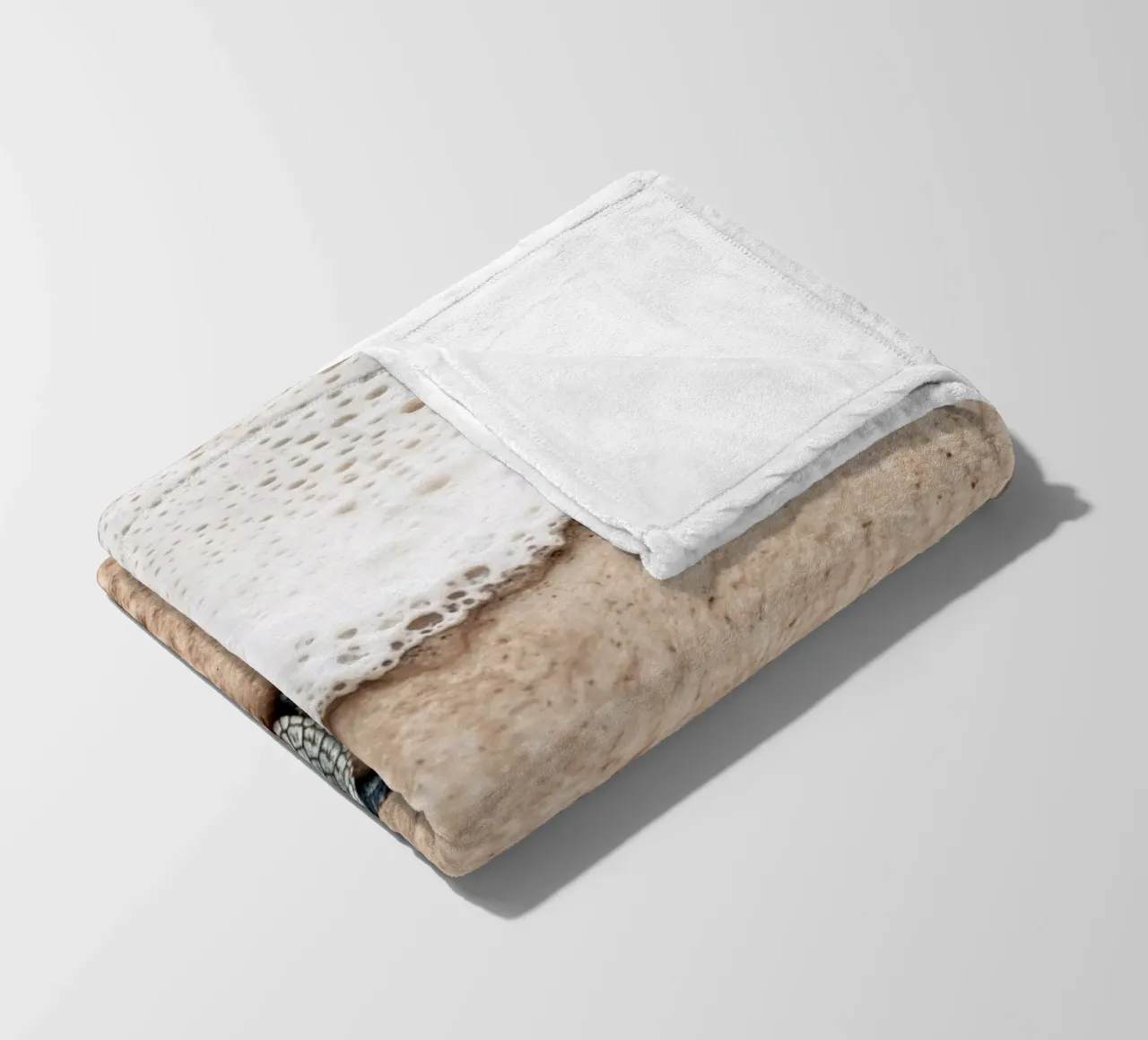 Winzige Schritte, großer Ozean Fleecedecke von BLICKPUNKT