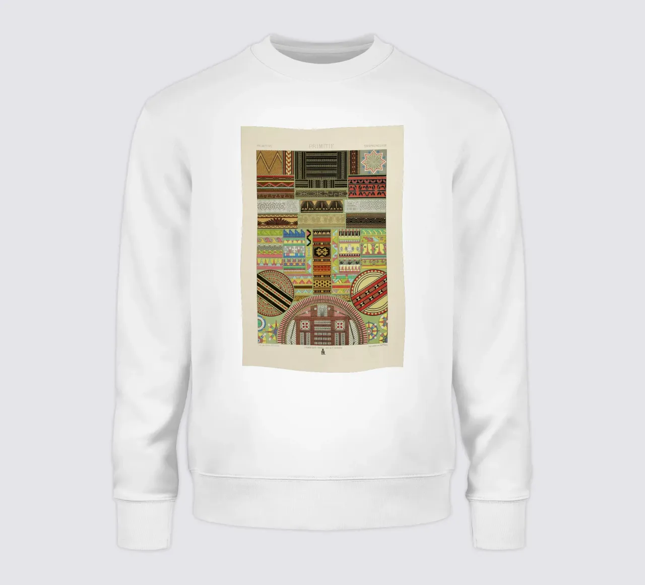 Primitif l'ornement Polychrome - Dufour Durin F. Racinet felpa da Artokoloro Quint Lox Ltd