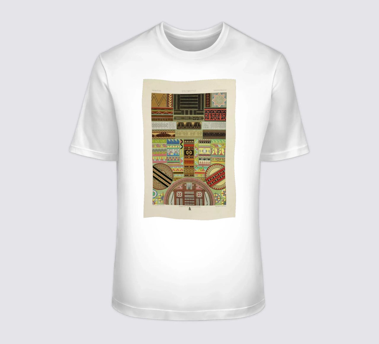Primitif l'ornement Polychrome - Dufour Durin F. Racinet camiseta de Artokoloro Quint Lox Ltd