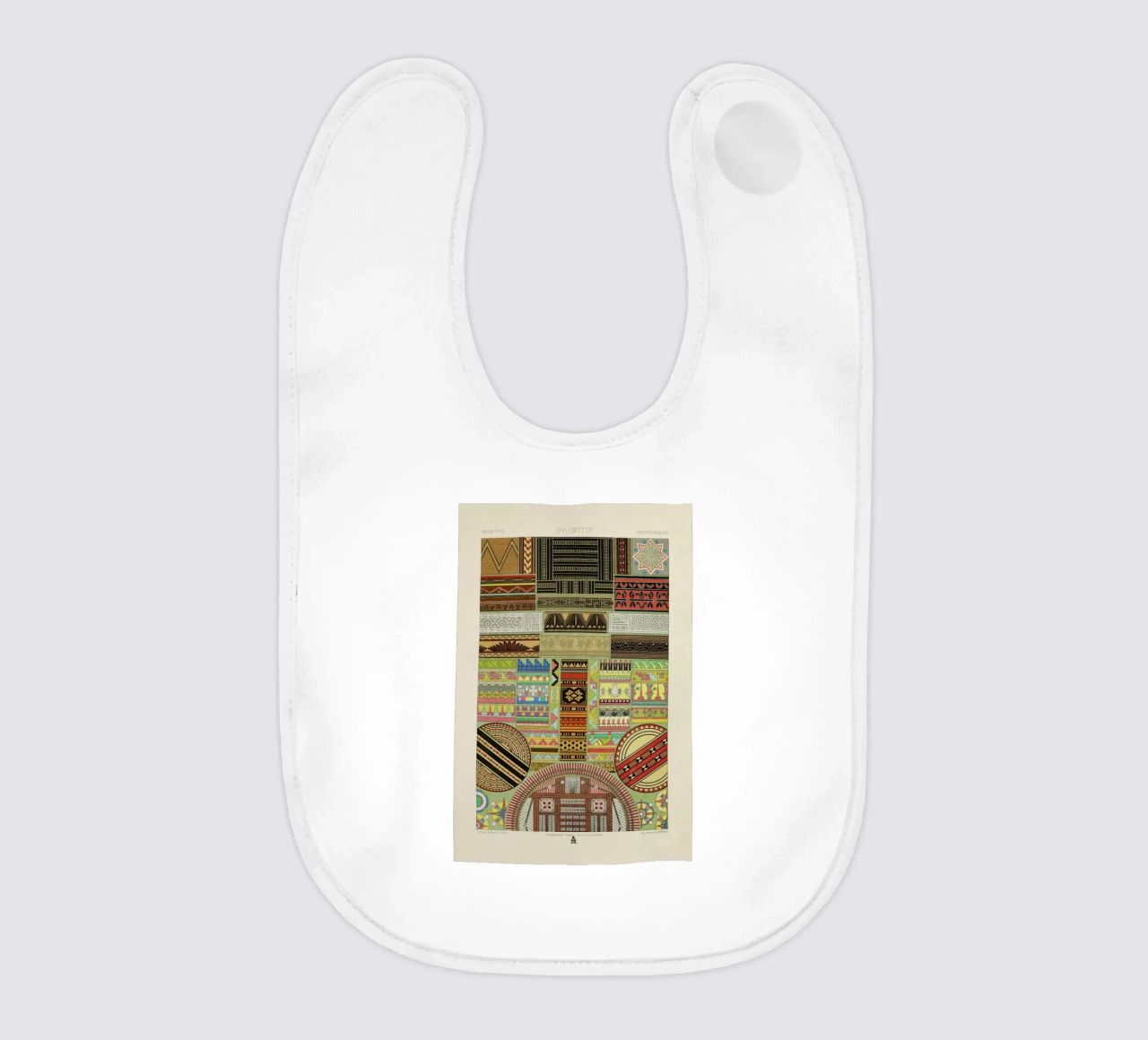 Primitif l'ornement Polychrome - Dufour Durin F. Racinet babero de Artokoloro Quint Lox Ltd