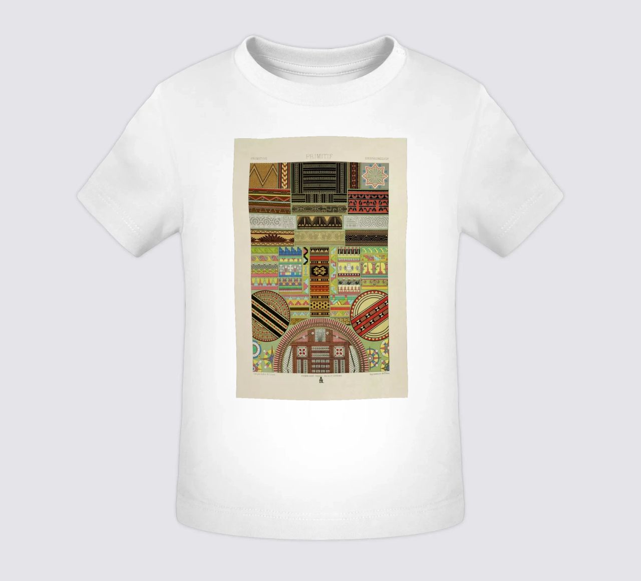 Primitif l'ornement Polychrome - Dufour Durin F. Racinet camiseta de bebé de Artokoloro Quint Lox Ltd