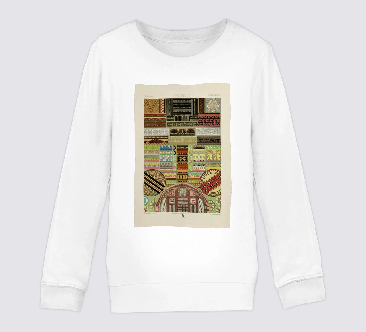 Primitif l'ornement Polychrome - Dufour Durin F. Racinet sudadera para niño de Artokoloro Quint Lox Ltd