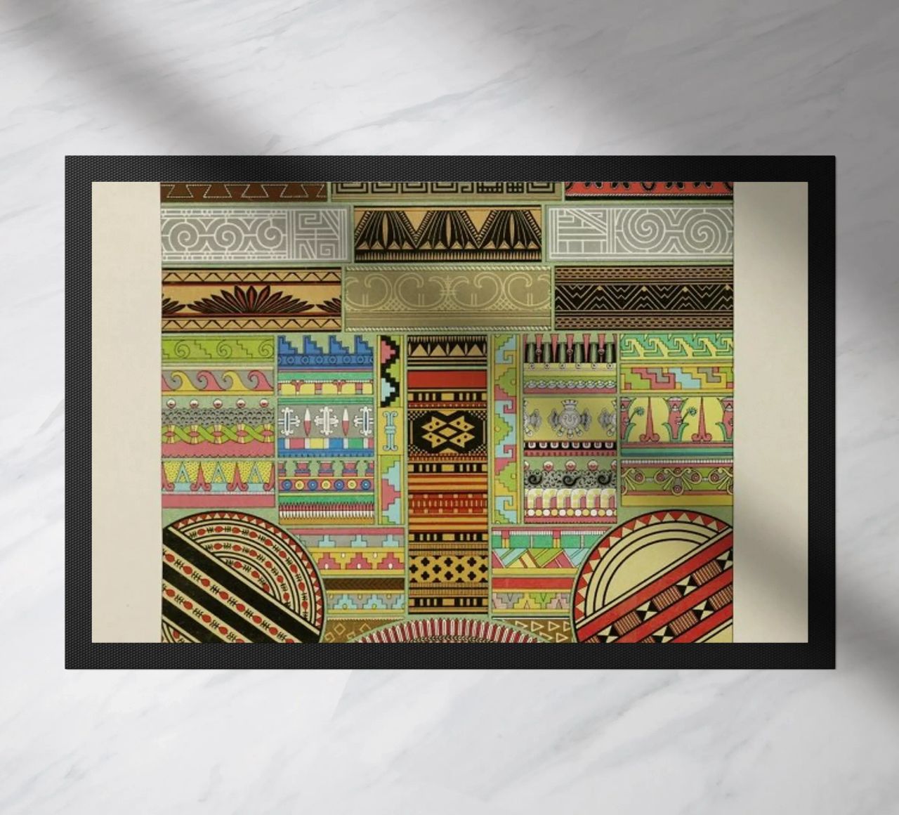 Primitif l'ornement Polychrome - Dufour Durin F. Racinet felpudo de Artokoloro Quint Lox Ltd