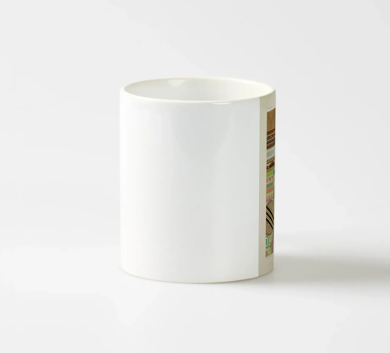 Primitif l'ornement Polychrome - Dufour Durin F. Racinet Keramik Tasse von Artokoloro Quint Lox Ltd