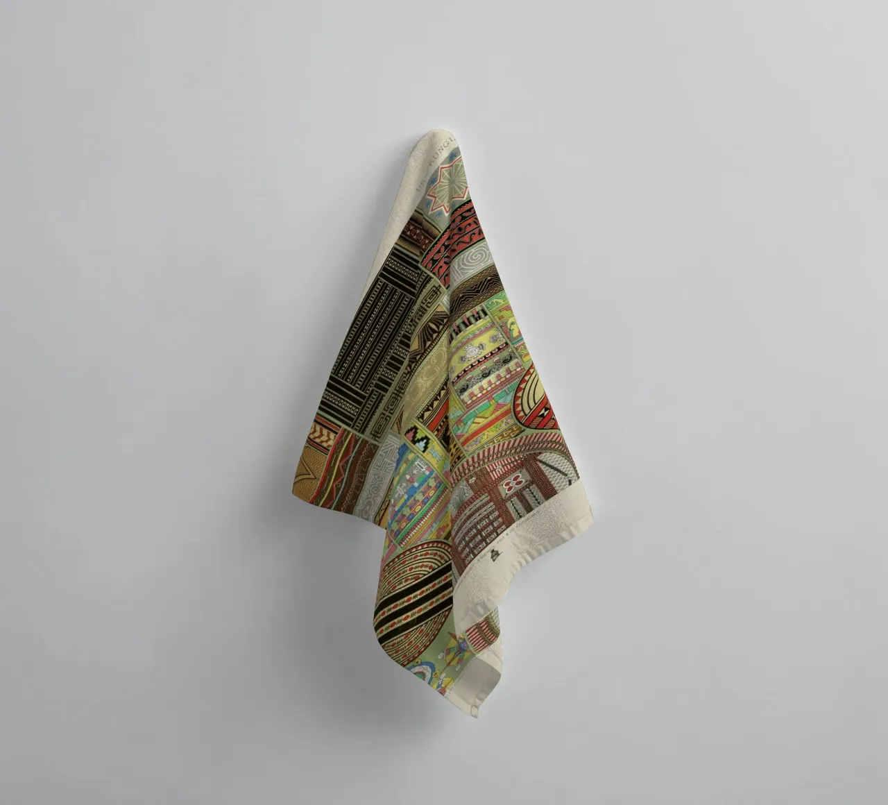 Primitif l'ornement Polychrome - Dufour Durin F. Racinet asciugamano da bagno da Artokoloro Quint Lox Ltd
