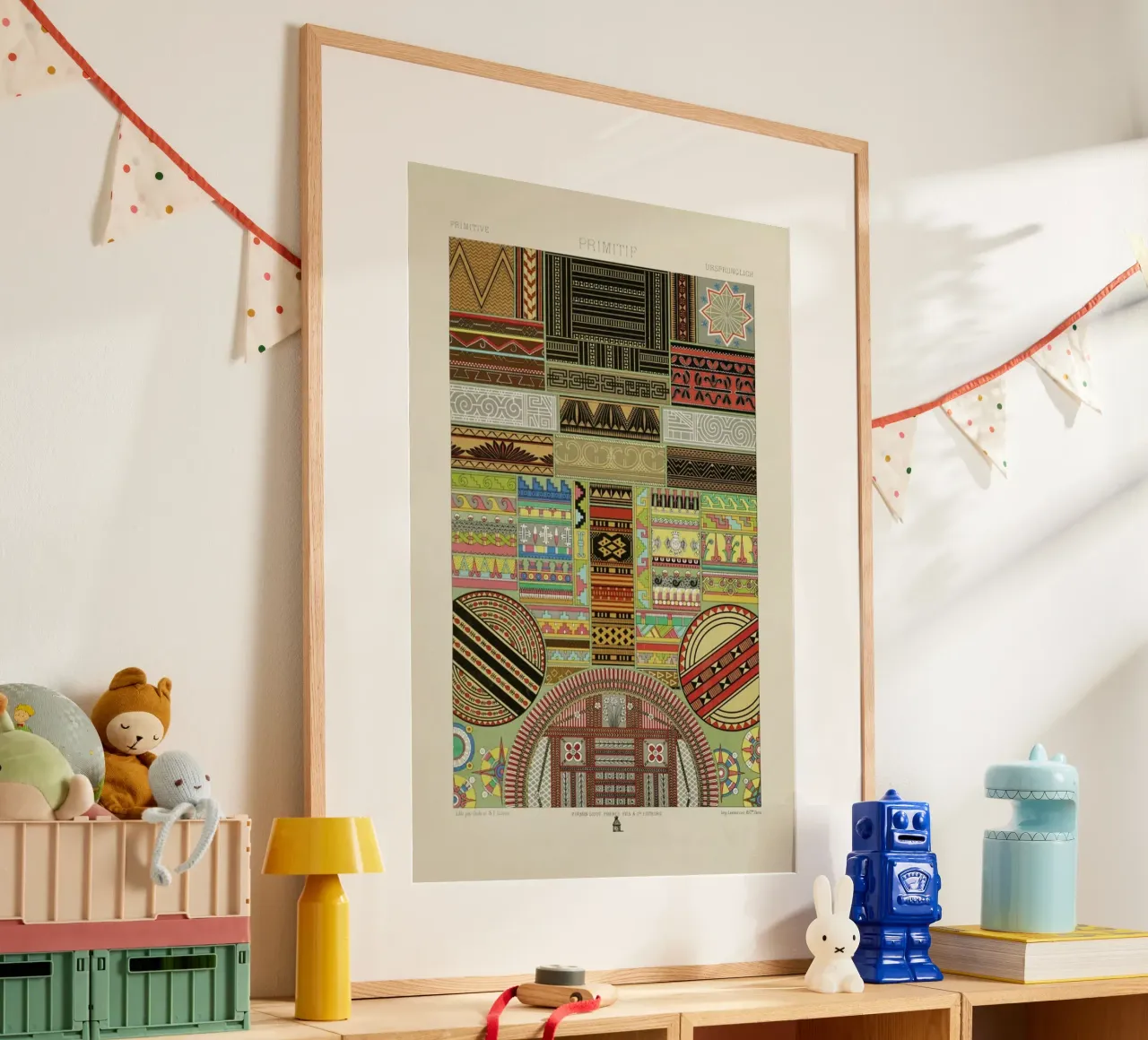 Primitif l'ornement Polychrome - Dufour Durin F. Racinet poster de Artokoloro Quint Lox Ltd