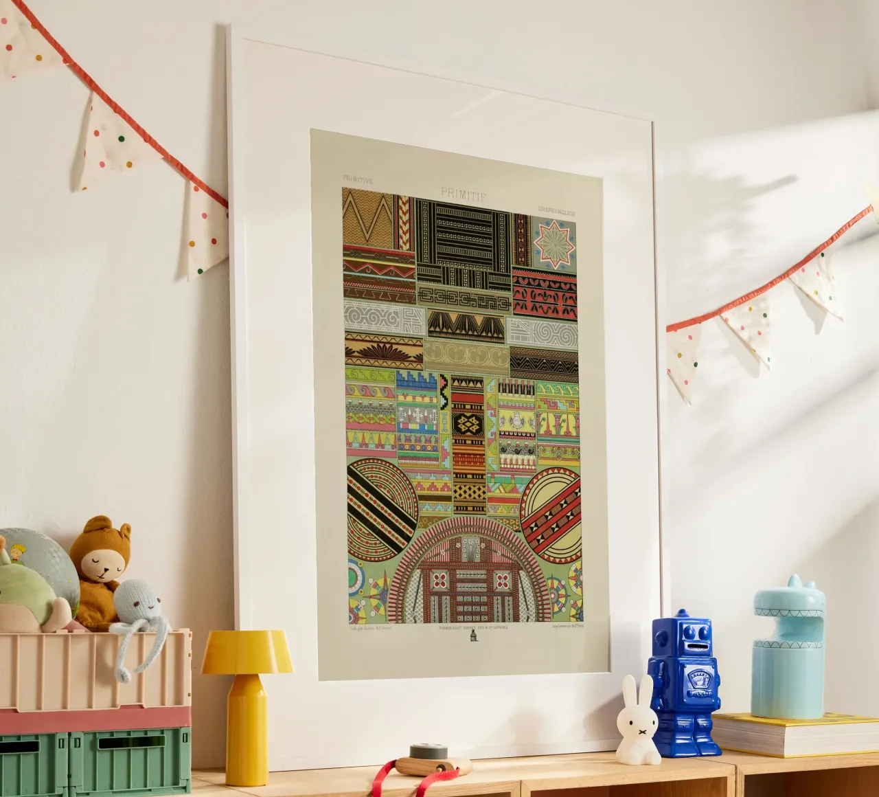 Primitif l'ornement Polychrome - Dufour Durin F. Racinet poster de Artokoloro Quint Lox Ltd