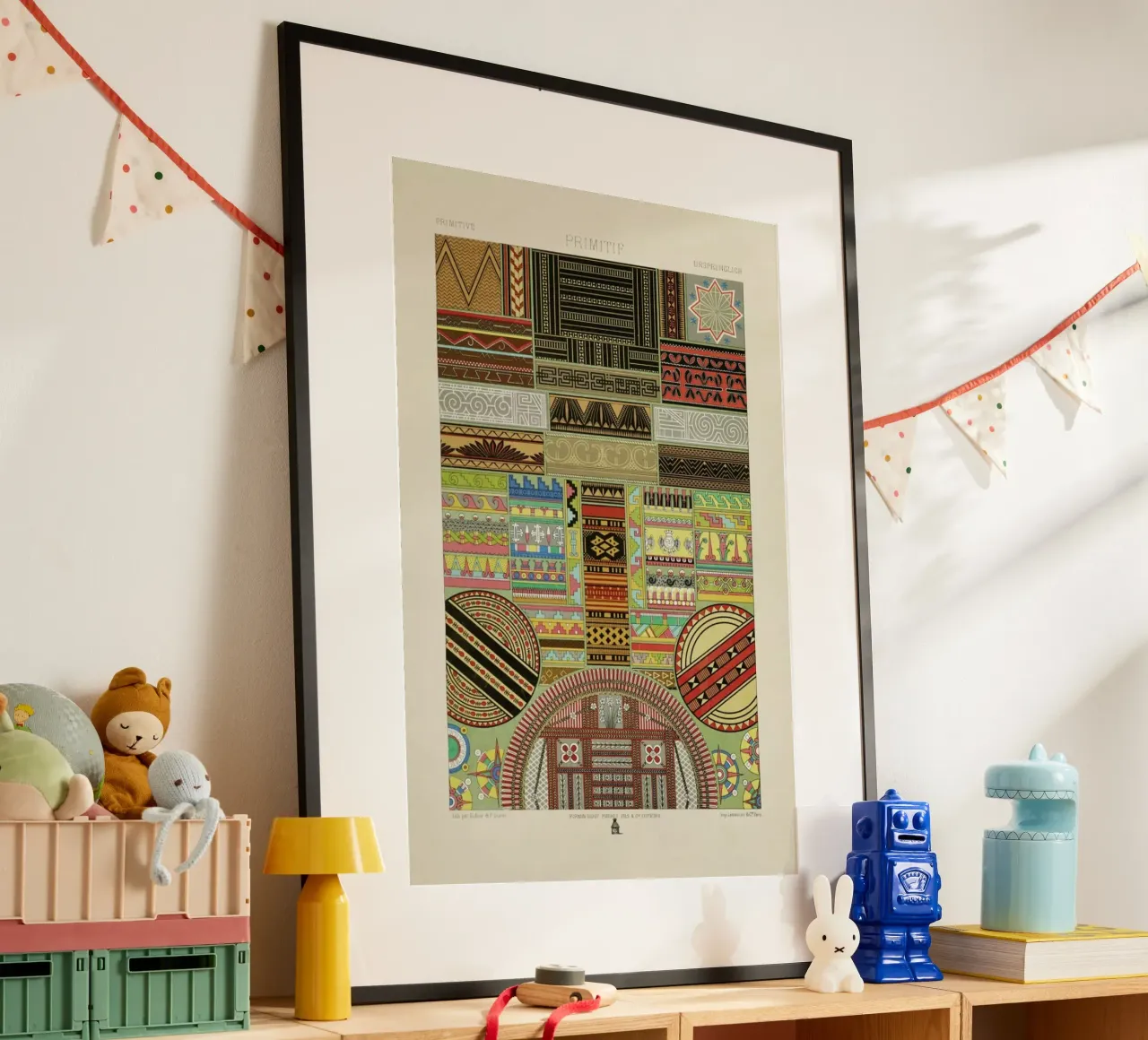 Primitif l'ornement Polychrome - Dufour Durin F. Racinet poster de Artokoloro Quint Lox Ltd