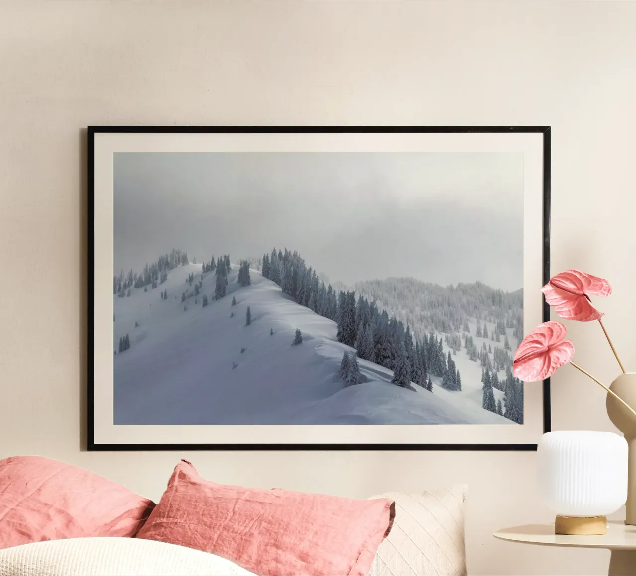 After the Storm poster con telaio in alluminio da Nur Mut