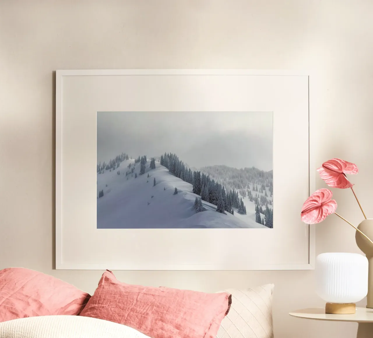 After the Storm poster con telaio in alluminio da Nur Mut