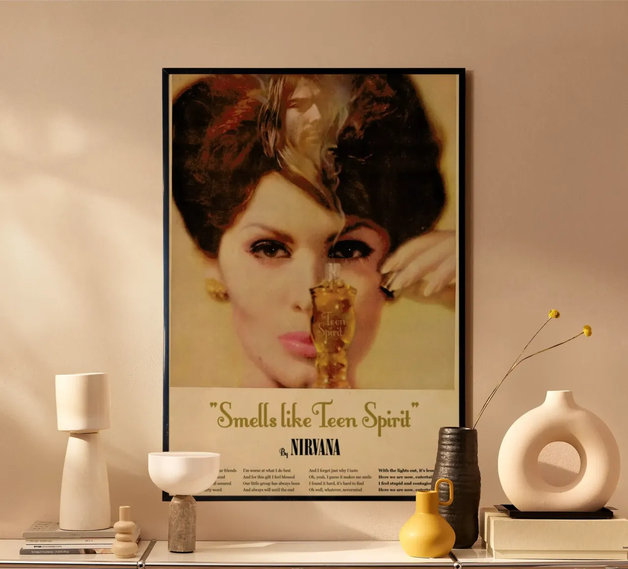 Teen Spirit poster avec cadre en plastique de Ads Libitum