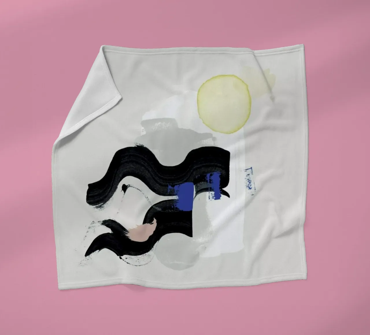 Patience fleece blanket by STUDIO LEEMO