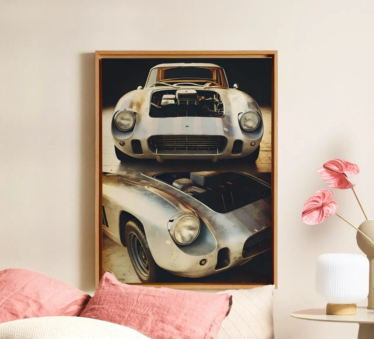 Auto d'epoca tela con Cornice a cassetta da CAR EDITION