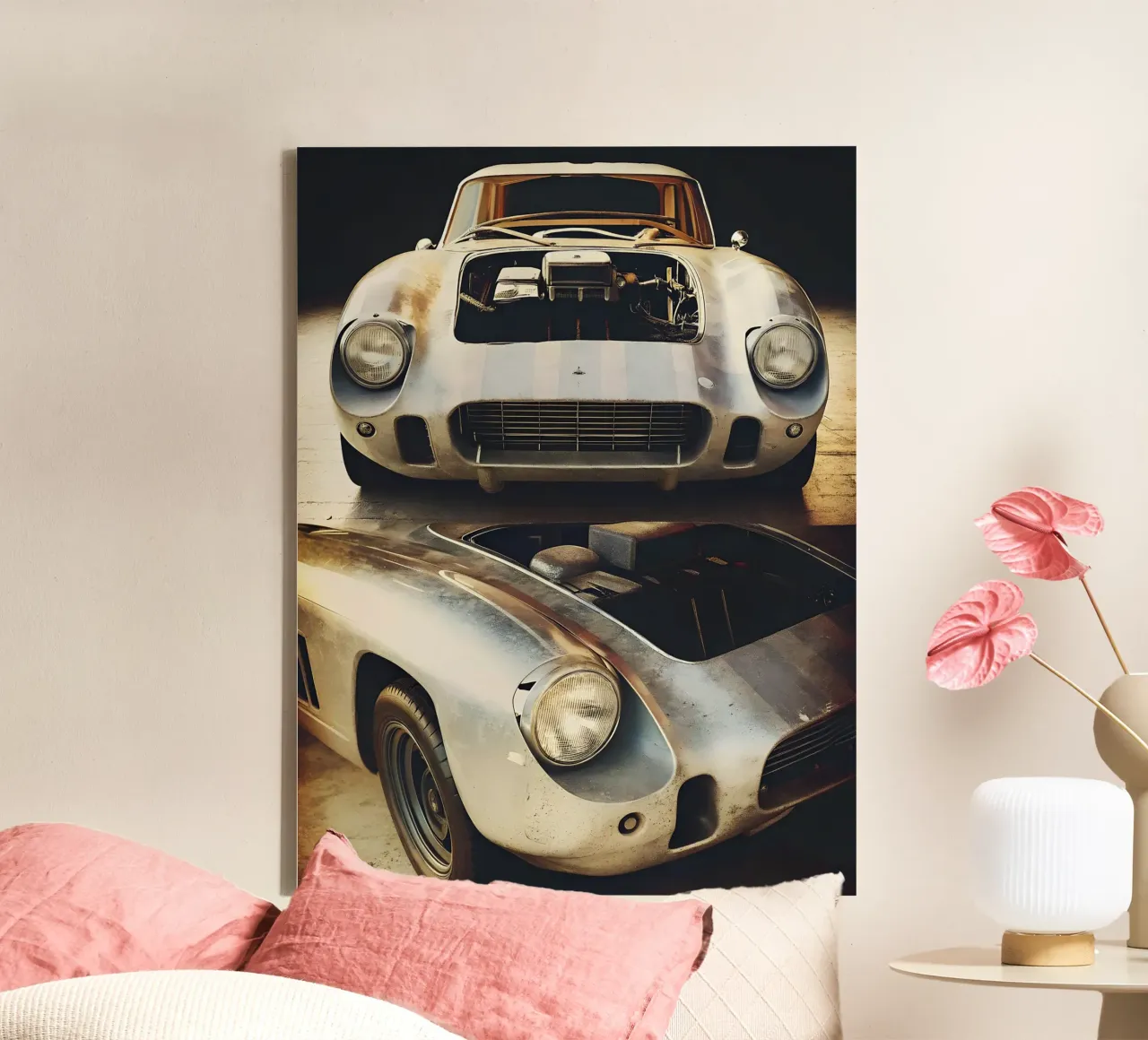 Auto d'epoca tela con Cornice a cassetta da CAR EDITION