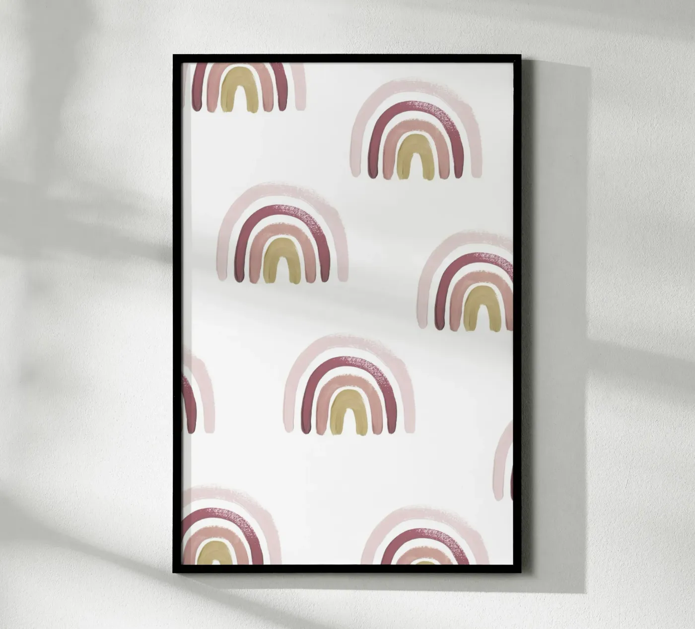 Rainbow Allover Poster von KRUTH DESIGN