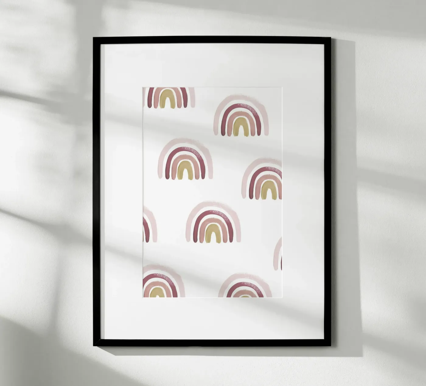 Rainbow Allover Poster von KRUTH DESIGN
