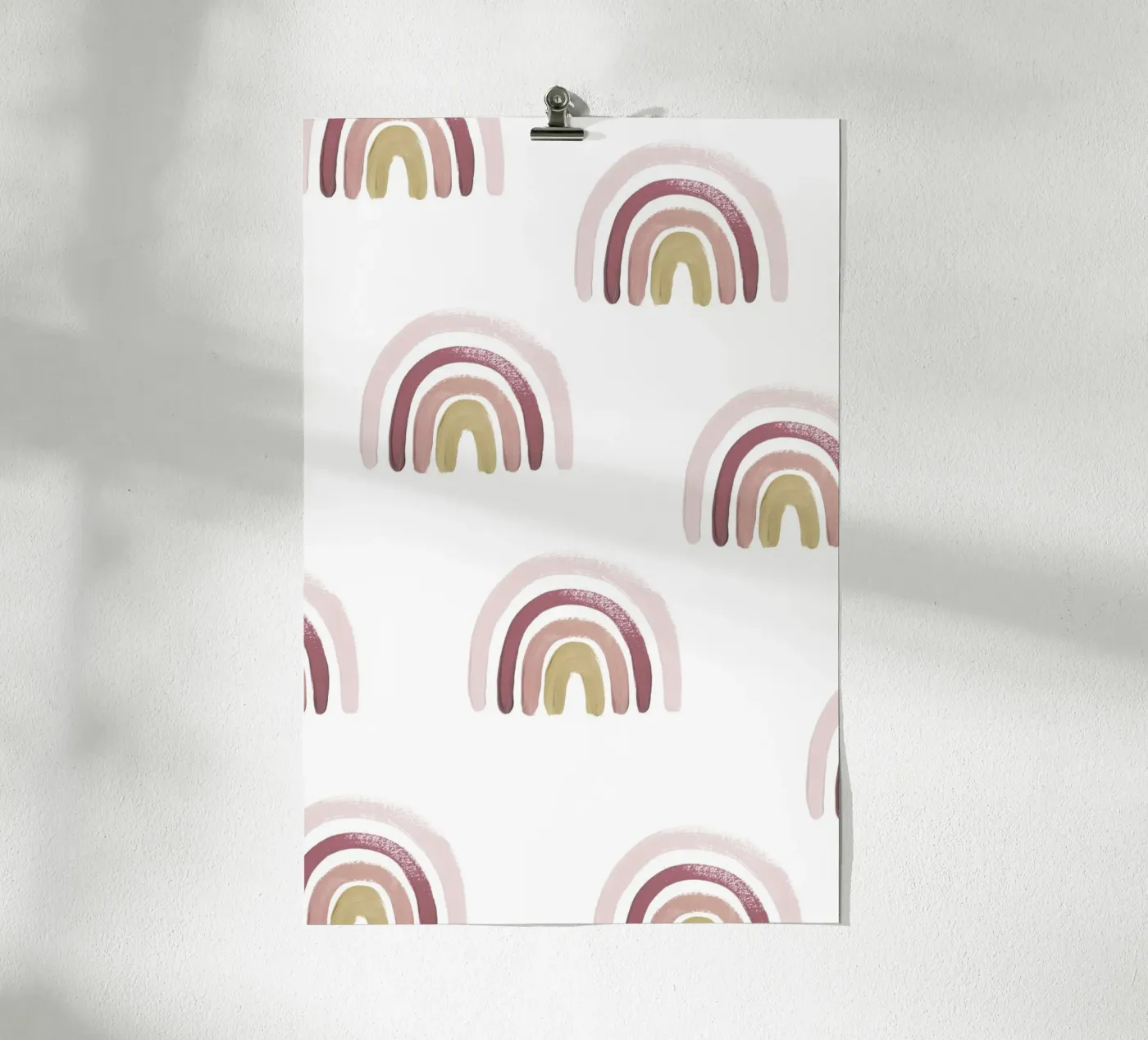 Rainbow Allover Poster von KRUTH DESIGN