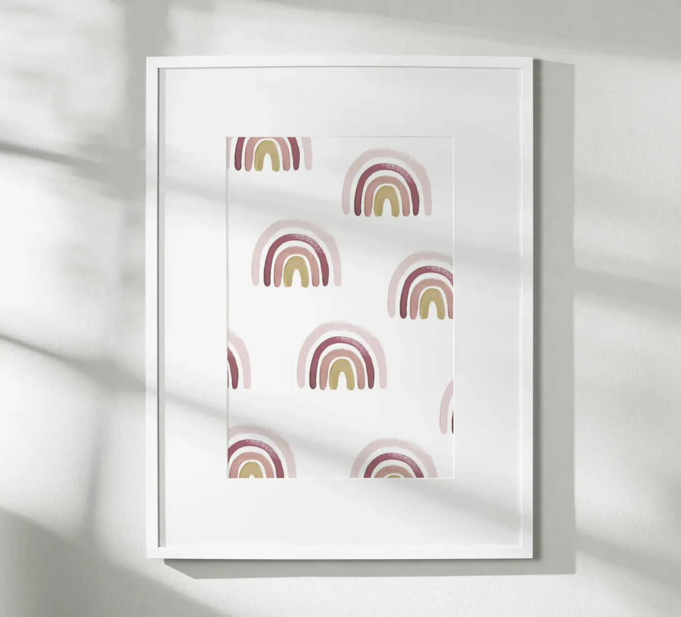 Rainbow Allover Poster von KRUTH DESIGN