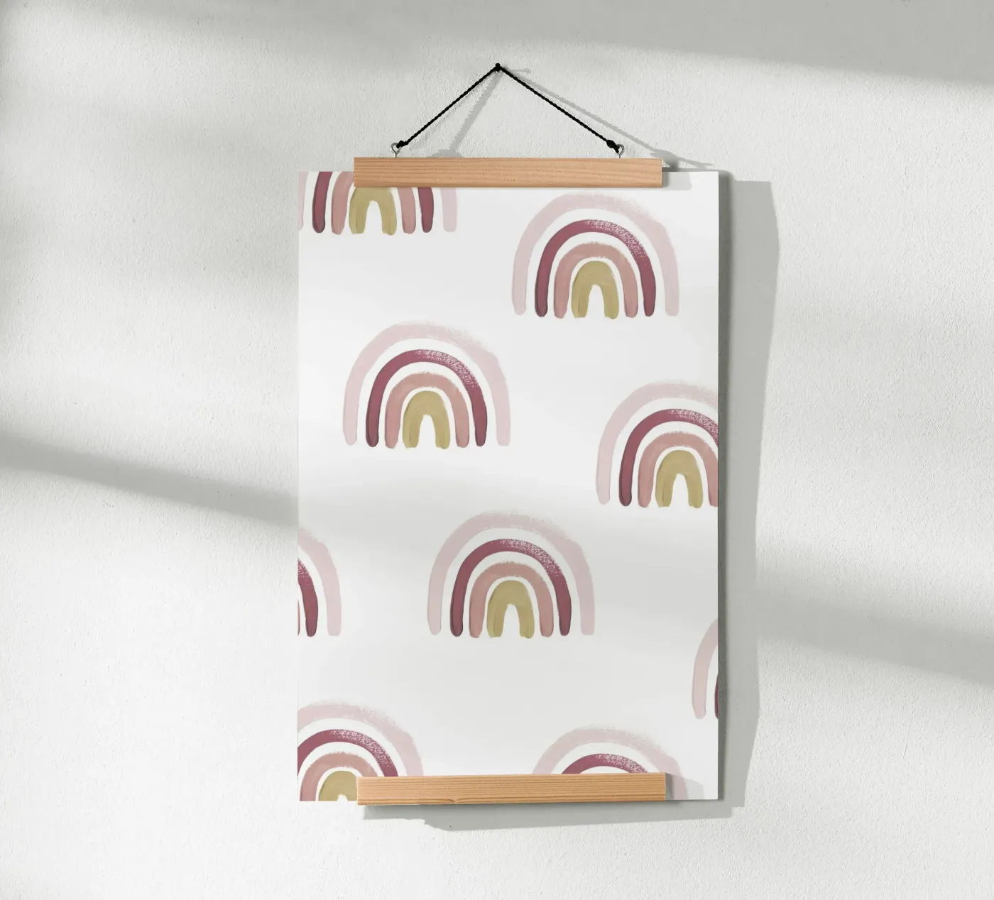 Rainbow Allover Poster von KRUTH DESIGN