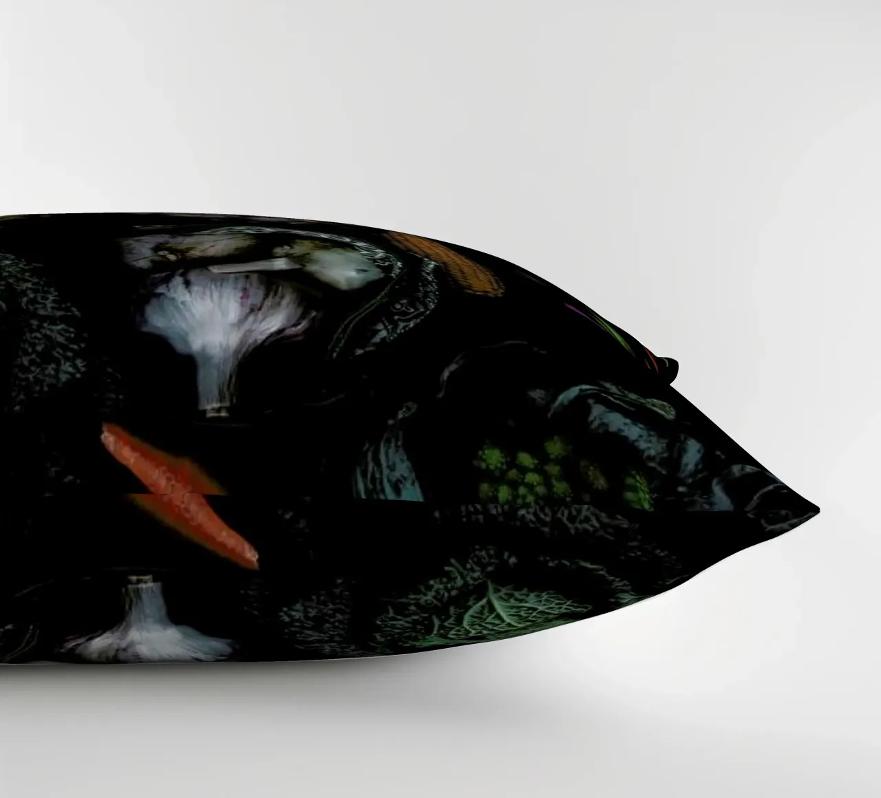 Artichoke Mix decorative cushion by Ingrid Beddoes