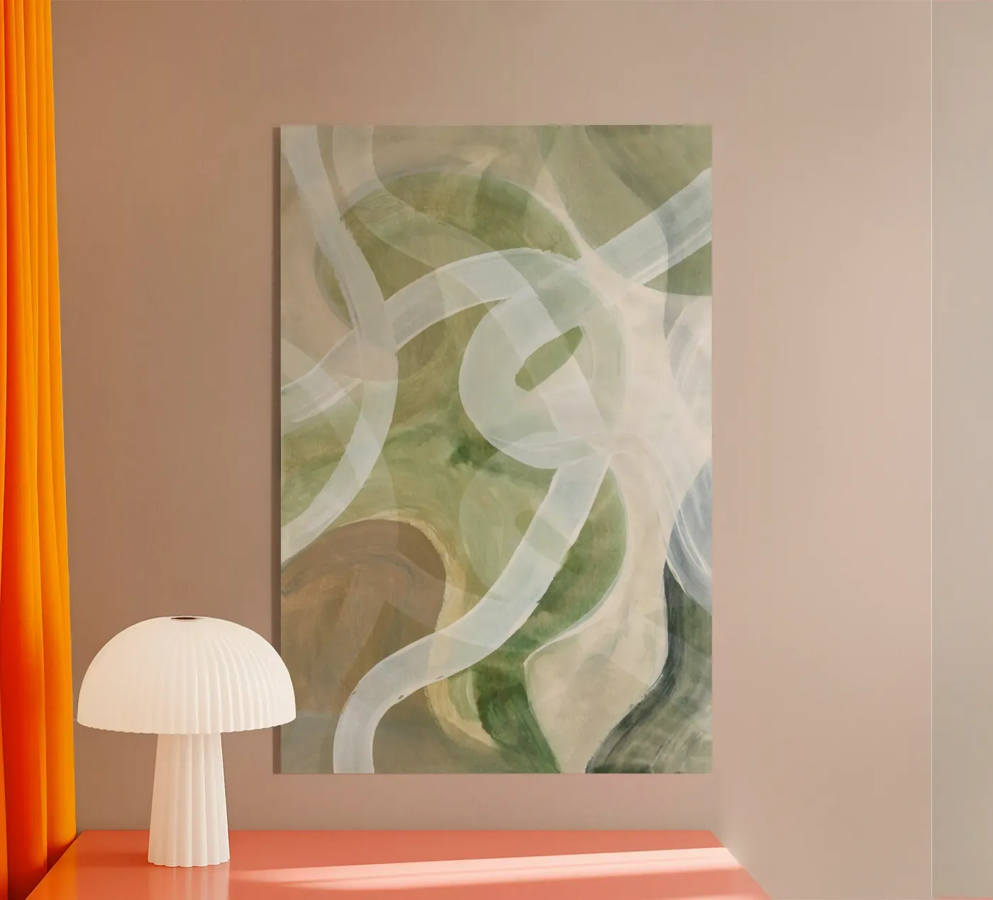 Abstract Loops 2 acrylic glass by Cartissi