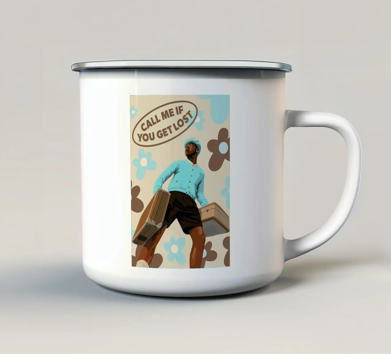 Tyler the Creator taza de esmalte de diedrich
