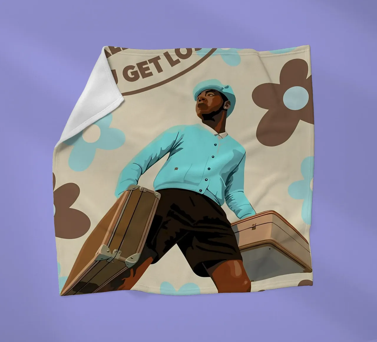 Tyler il Creatore coperta in pile da diedrich