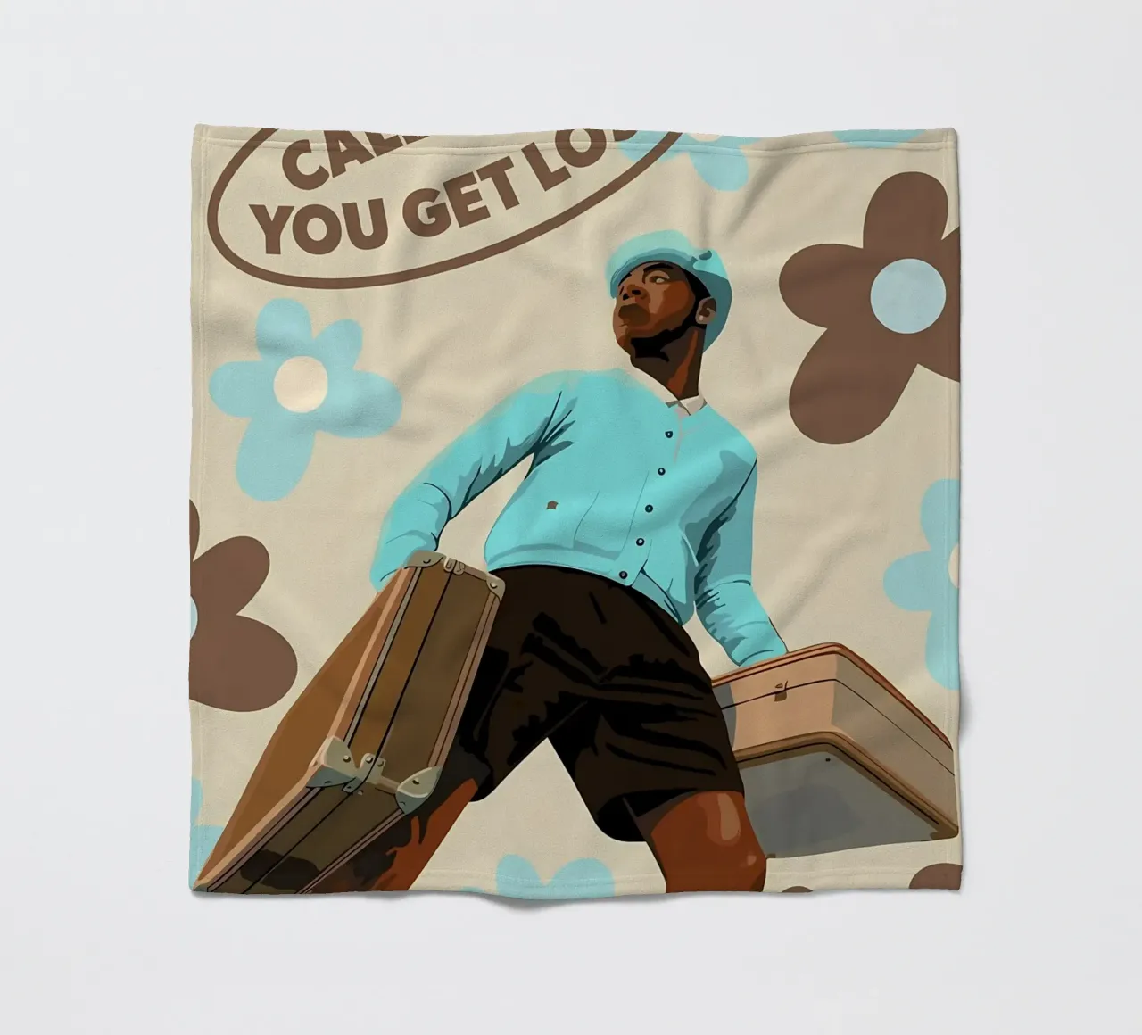 Tyler il Creatore coperta in pile da diedrich