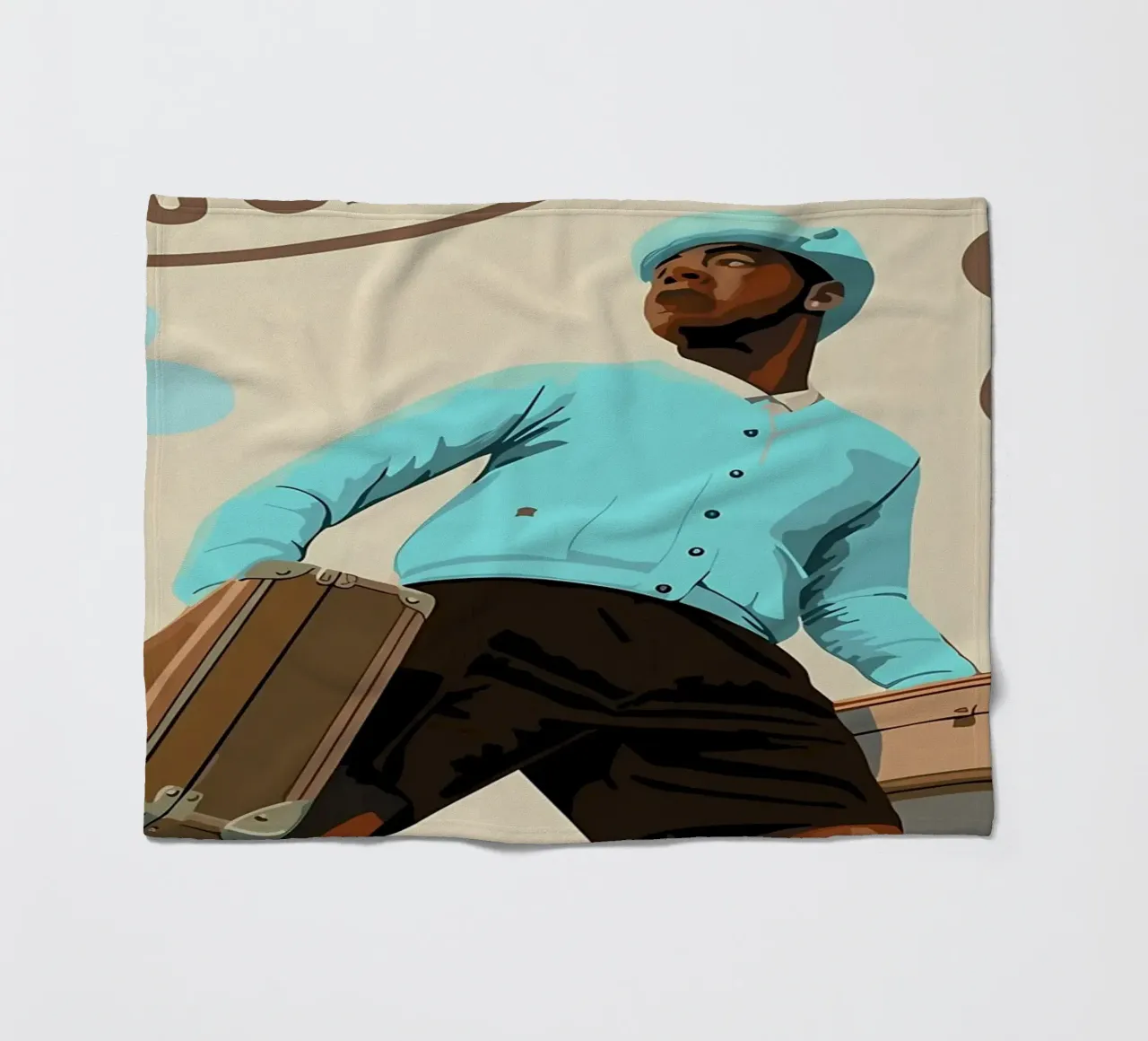 Tyler il Creatore coperta in pile da diedrich