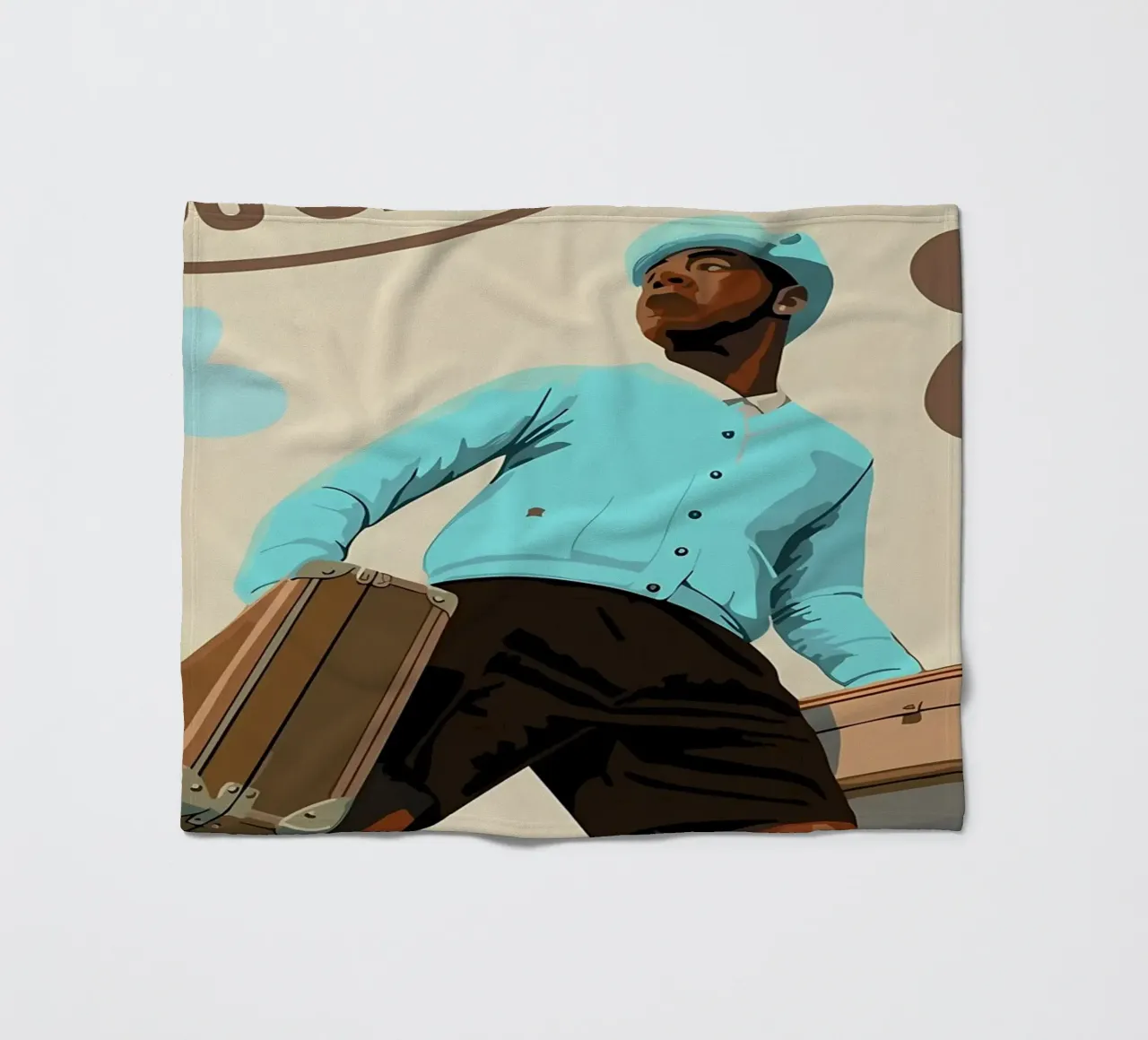 Tyler il Creatore coperta in pile da diedrich