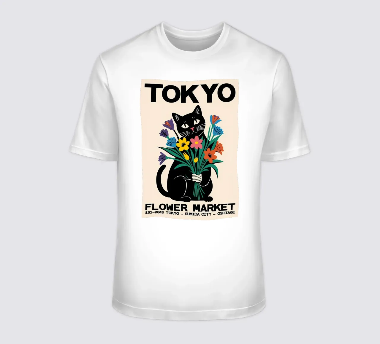 Mercato dei fiori di Tokyo t-shirt da diedrich